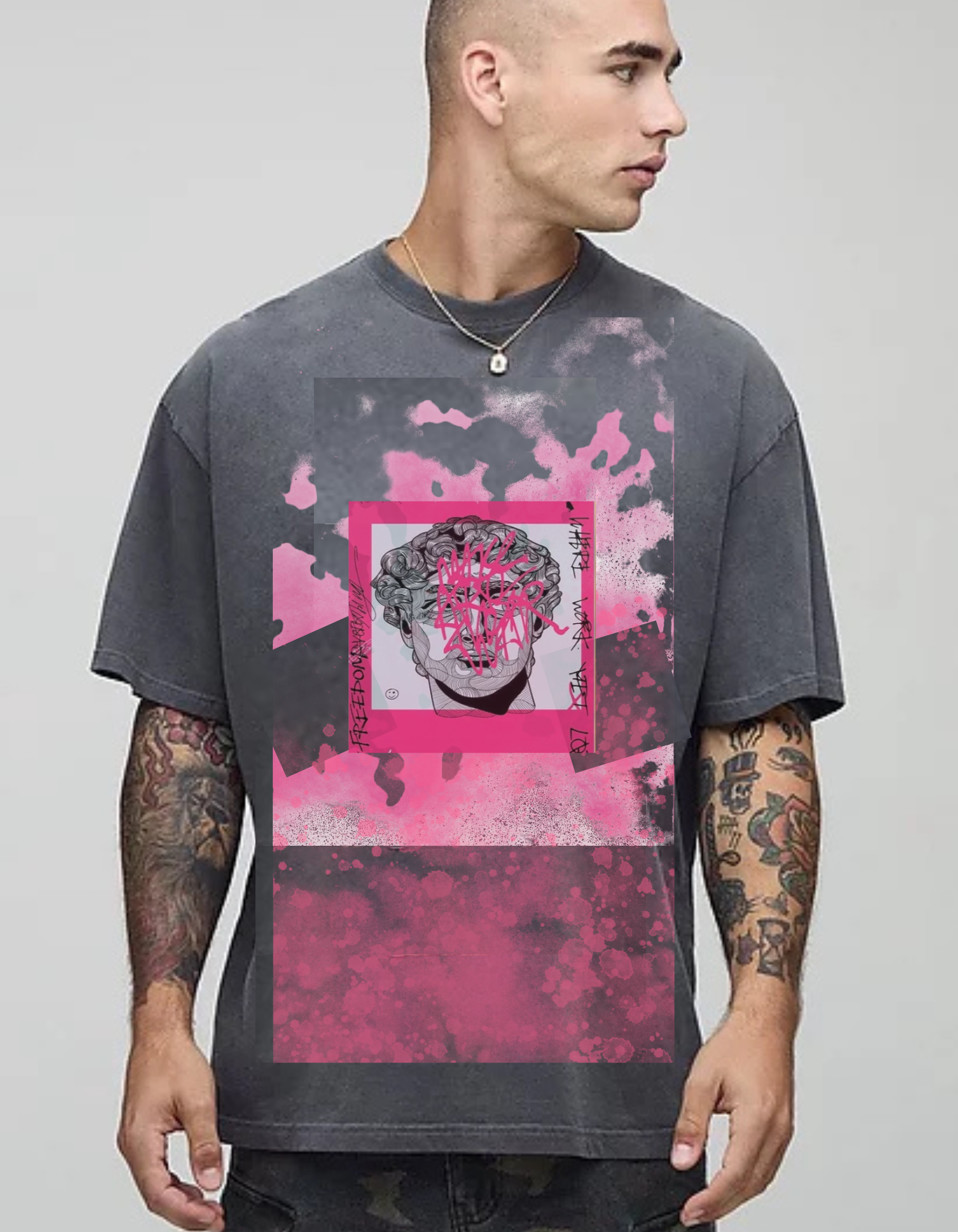 Caesar Pink Graffiti